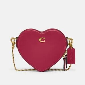 NEW! COACH RED HEART CROSSBODY 14 PURSE MINI BESTSELLER! VALENTINE GREAT GIFT
